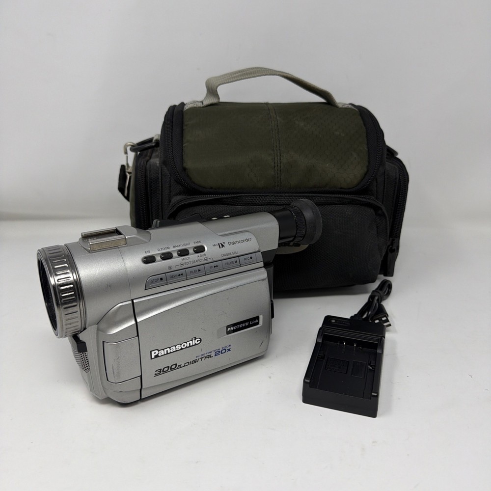 Panasonic Palmcorder PV-DV101D Mini DV Camcorder W Battery TESTED