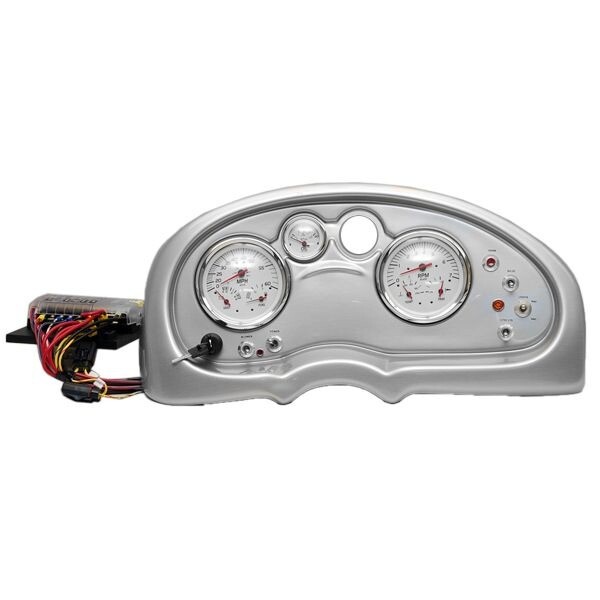 Tracker Boat Dash Panel 166261 | Teleflex Silver Inboard Plastic