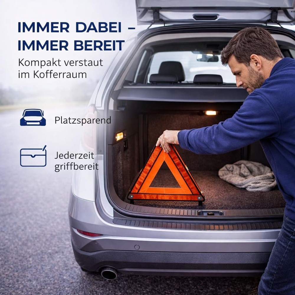 V16 Warning Light IDADA 21020060 Warning Triangle & Breakdown Triangle EU Approval 20...