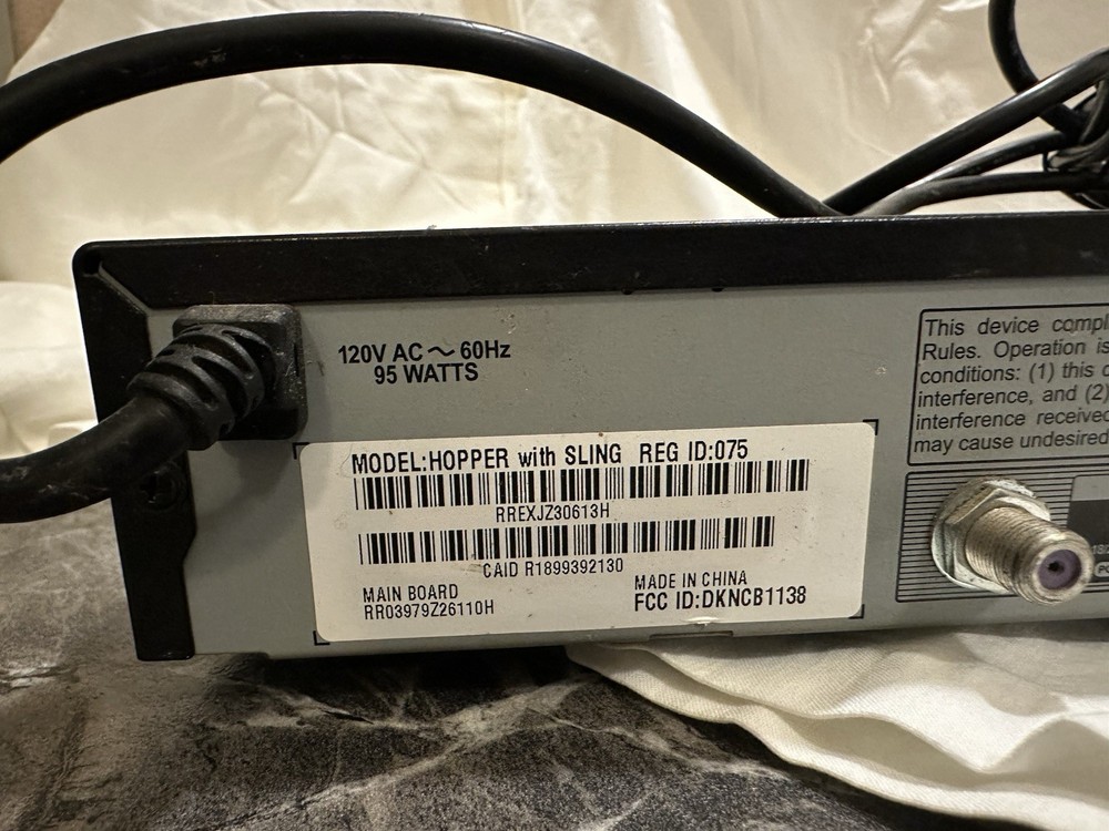 Dish Network Hopper 3 Whole-Home DVR Without Remote ￼