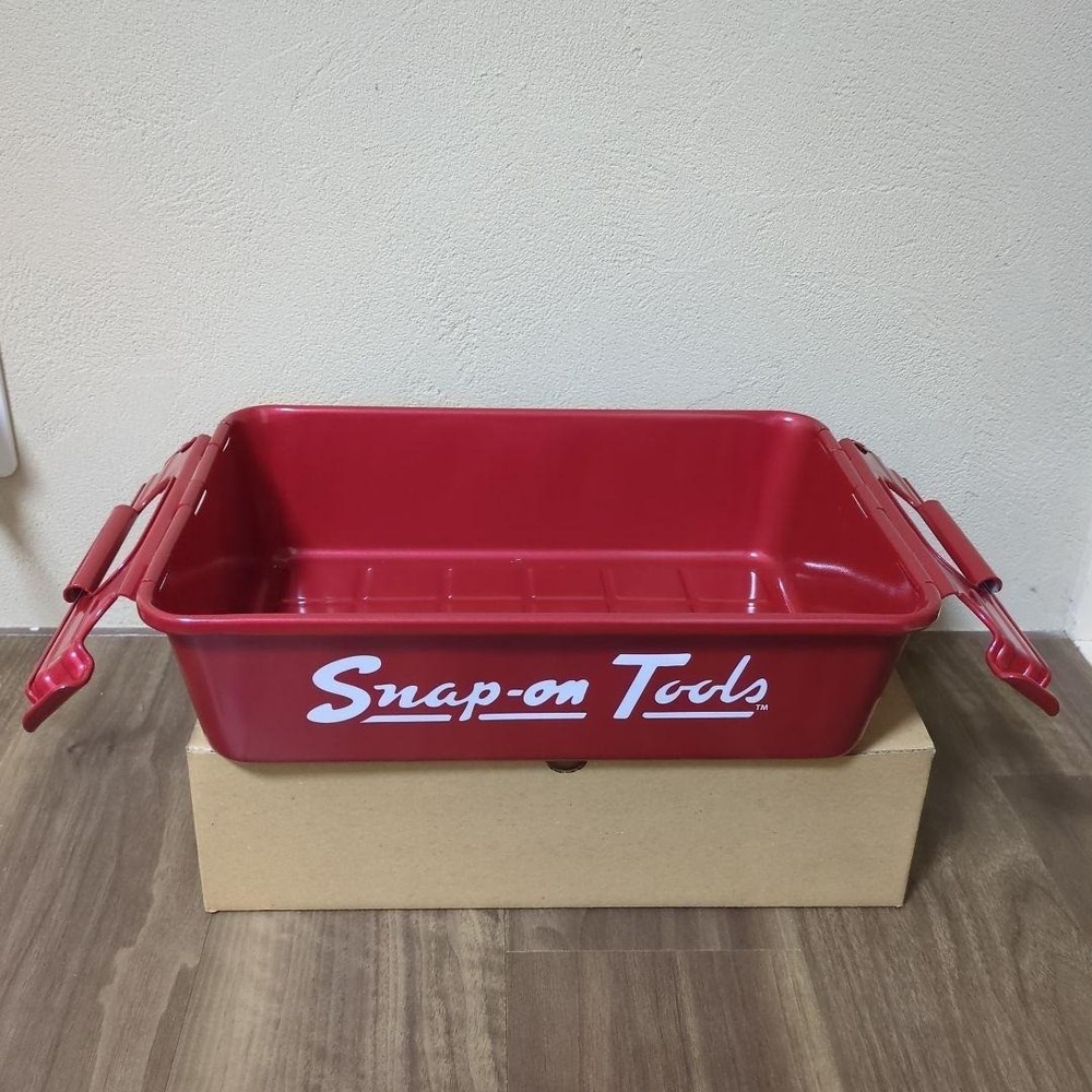 Snap-on Tools Storage Bin with Handles Red [Unused]