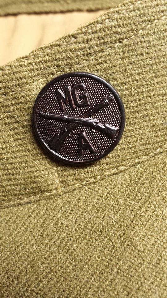 WWI CO. A Machine Gun Collar Disk