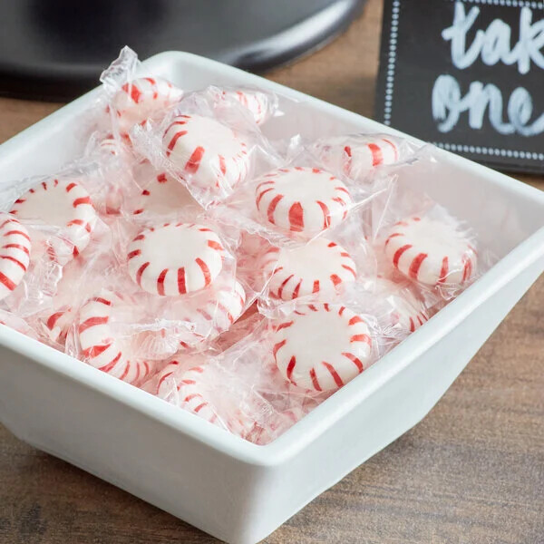 Peppermint Starlite Mints Individually Wrapped 3 lb. Bag