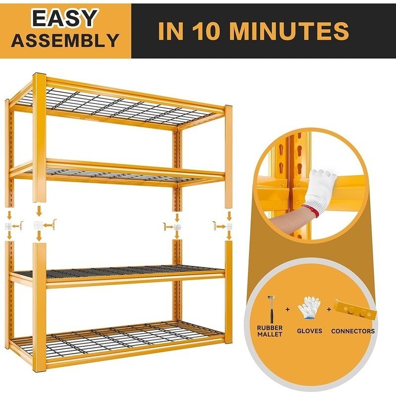 Heavy Duty Metal Shelving 2240LBS Adjustable Easy Assembly Storage Solution New