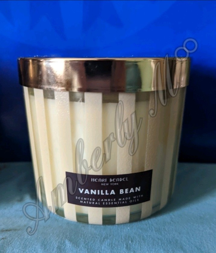 Henri Bendel Vanilla Bean 3 Wick Candle