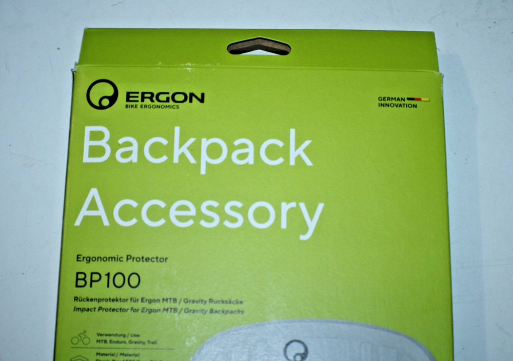 Ergon Bike Ergonomics Backpack Accessory Back Protector BP100 140g Shock-Proof:)