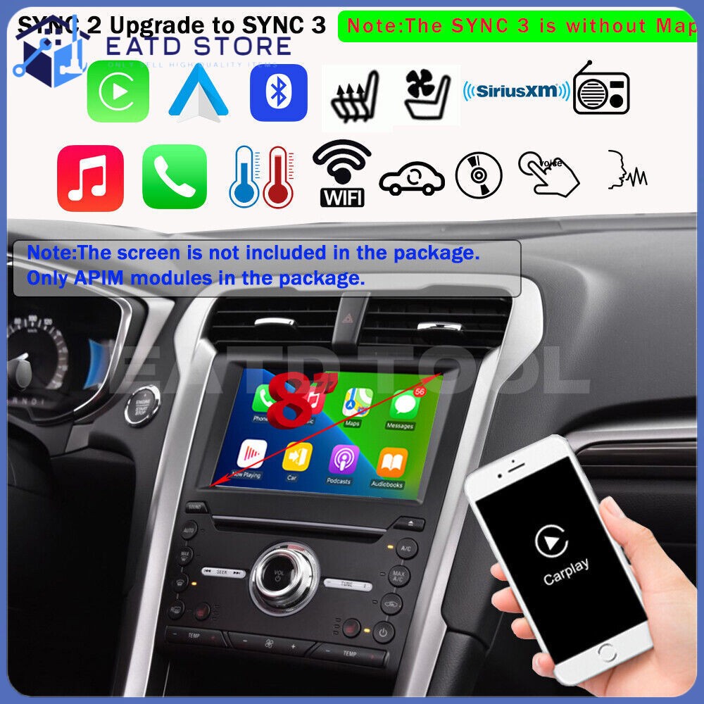 NEW SYNC3 for Ford Lincoln F-150 8G SYNC 3.4 APIM Module Carplay Android-Auto