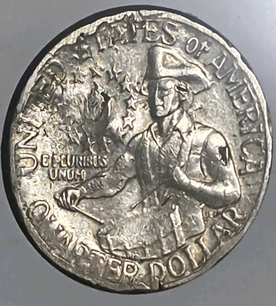 1776.1976 Bicentennial Quarter Coin(with (MULTIPLE ERRORS AT THE FRONT AND BACK)