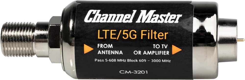 Channel Master LTE/5G Filter – Reduces Pixelation & Signal Issues from LTE, 4G,