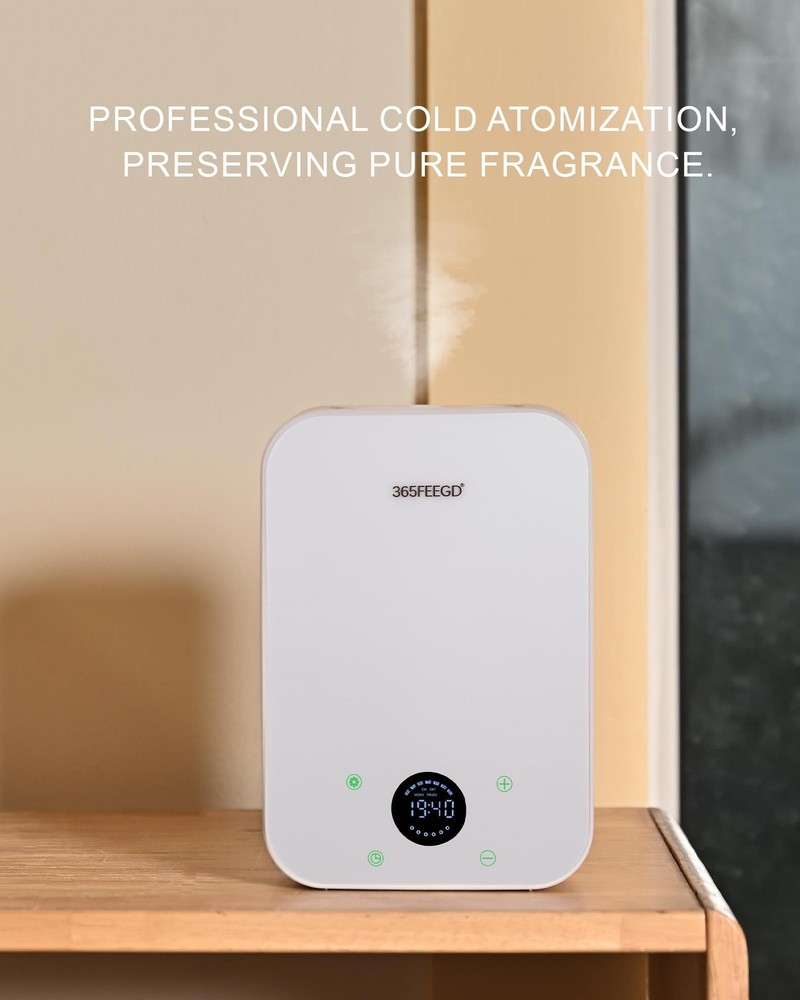 Waterless Essential Oil Diffuser, Portable Bluetooth Aromatherapy Device for ...