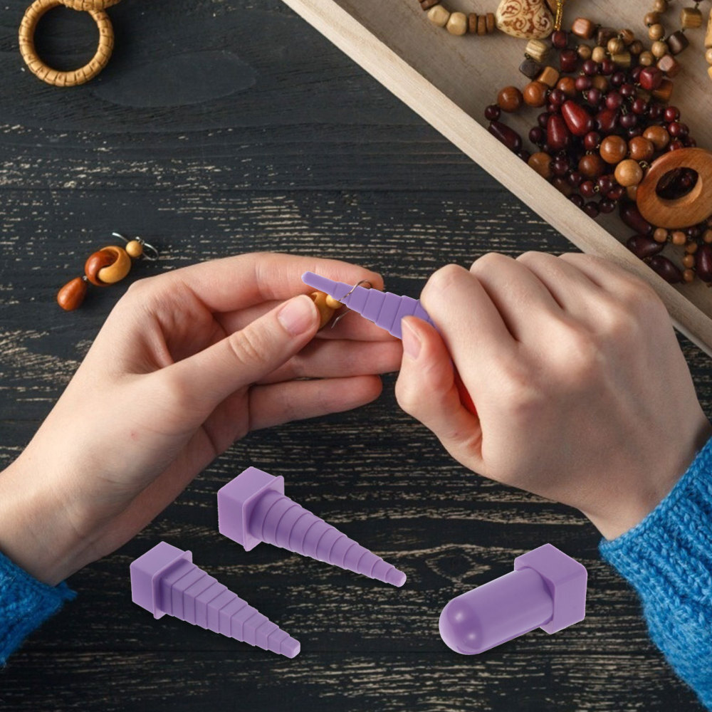 4PCS Mandrels Interchangeable Handle Mandrel Sizer Bracelet Bangle Mandrel