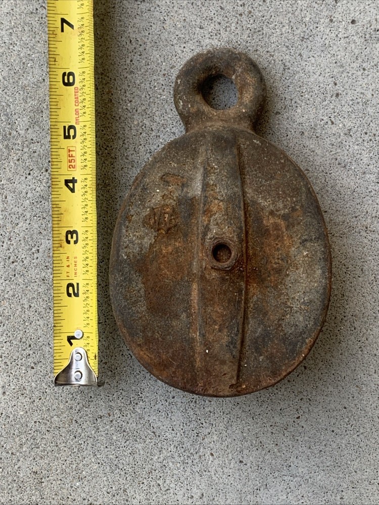 Vintage Single & Double Block Pulley Lot
