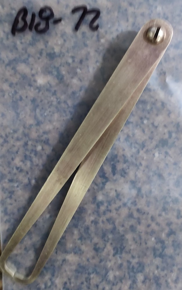 🗽 UNIQUE VINTAGE BRASS ID/OD CALIPER