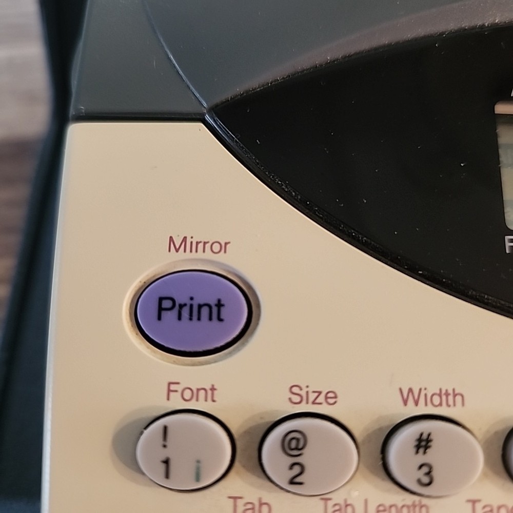 Brother P-Touch PT-1800 Label Maker Thermal Printer Electronic Labeling System