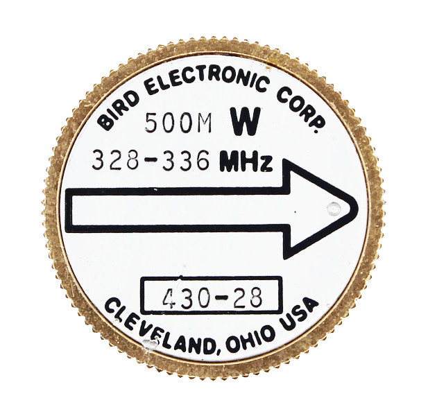 Bird 43 Wattmeter Element # 430-28