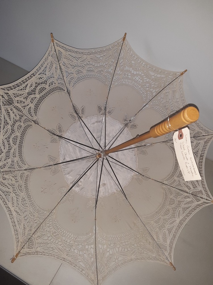 Vintage Parasol Embroidered Lace