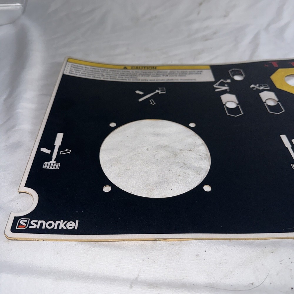 Snorkel Part# 0420612 Decal, Control Box