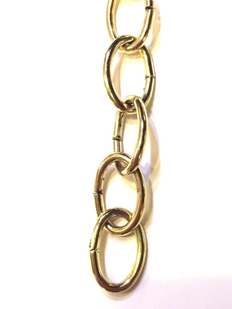 11 Gauge x 50' BRIGHT BRASS DECORATOR CHAIN