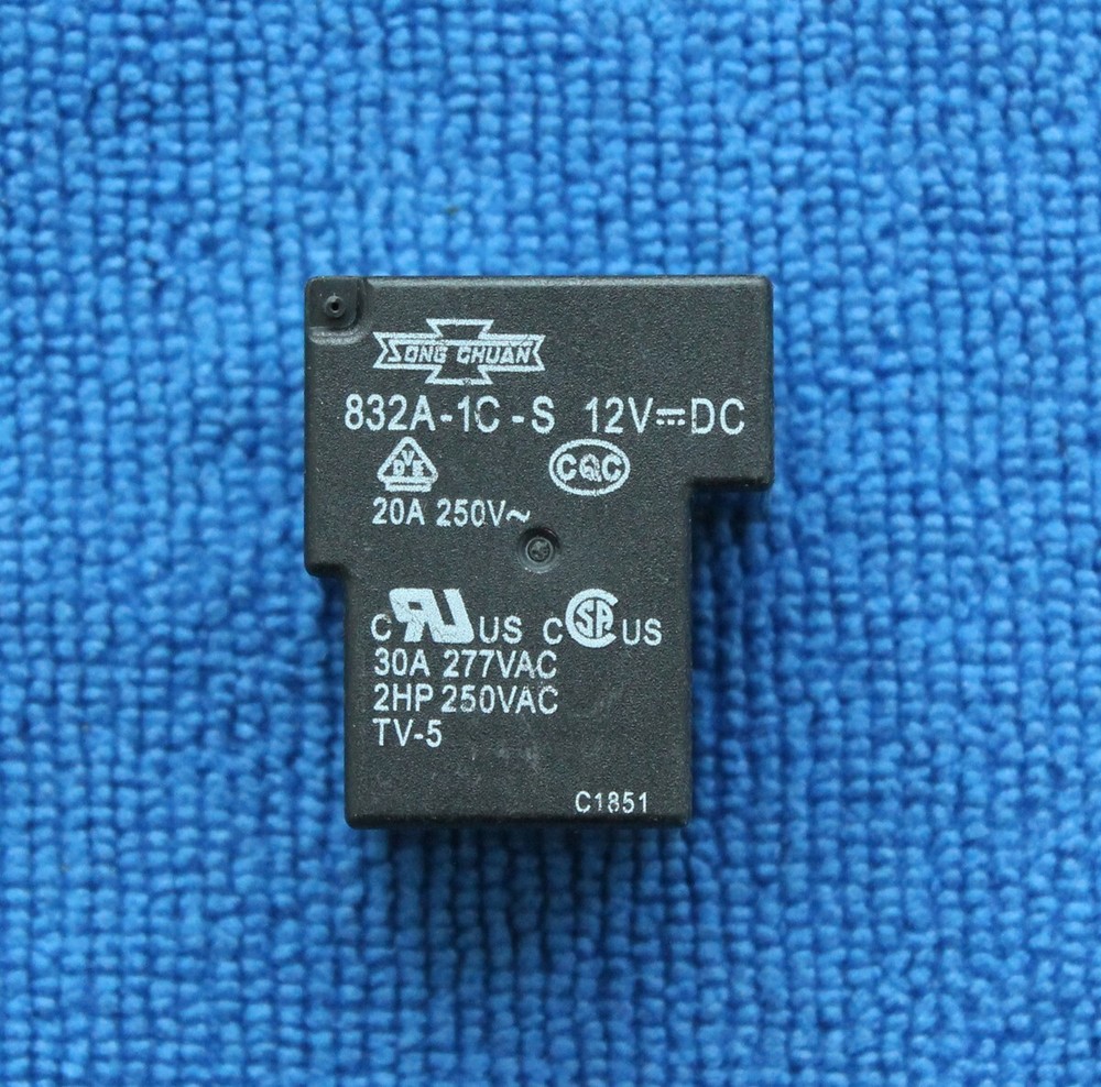 2pcs 832A-1C-S 12VDC 832A-1C-S-12VDC Relay