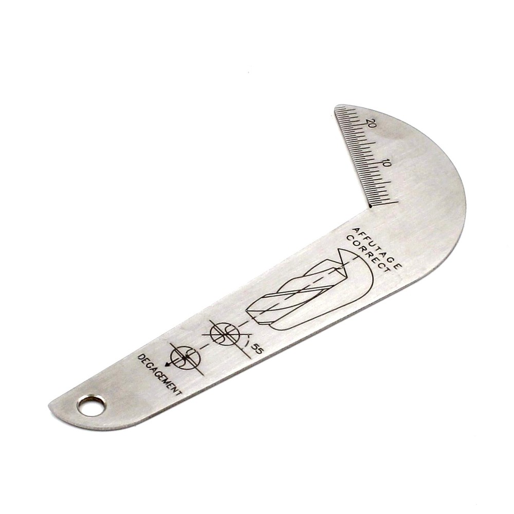 Drill bits angle gauge 3pcs set Dirll sharpener tools S/S inspection angle gage