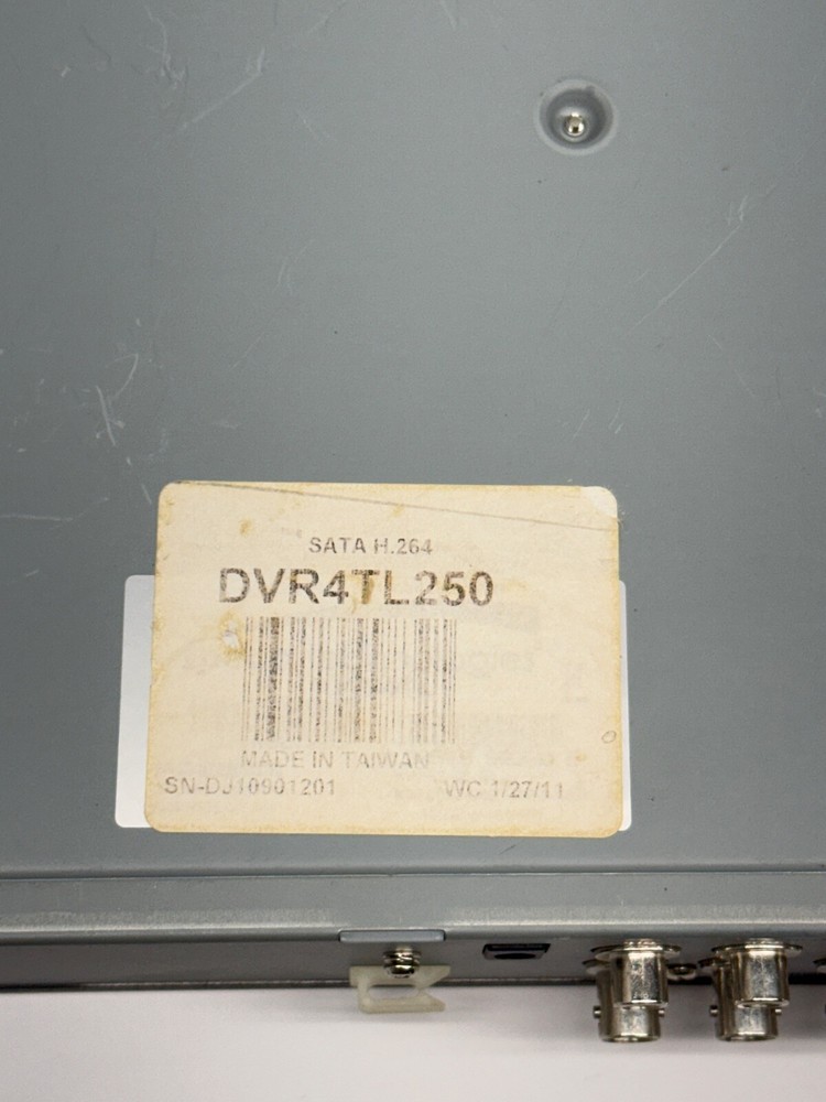 Speco Technologies DVR 4 Channel Digital Video Recorder DVR4TL250 UNTESTED READ