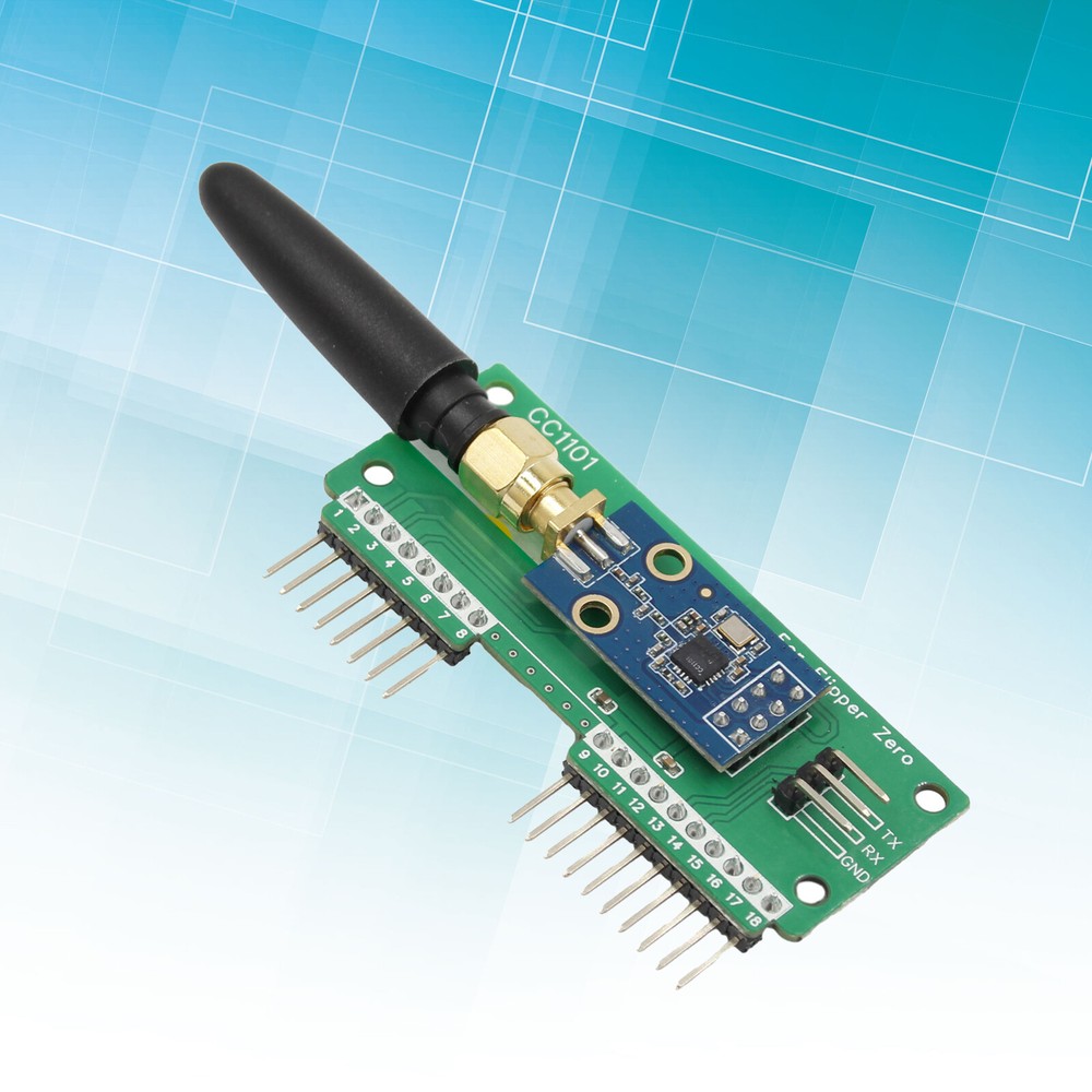 For Flipper CC1101 SubGhz External SubGhz Module Frequency Analyzer 433MHz