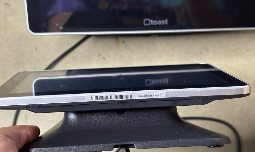 Toast Flex TT200 POS System dual display Screen W/ Power Supply