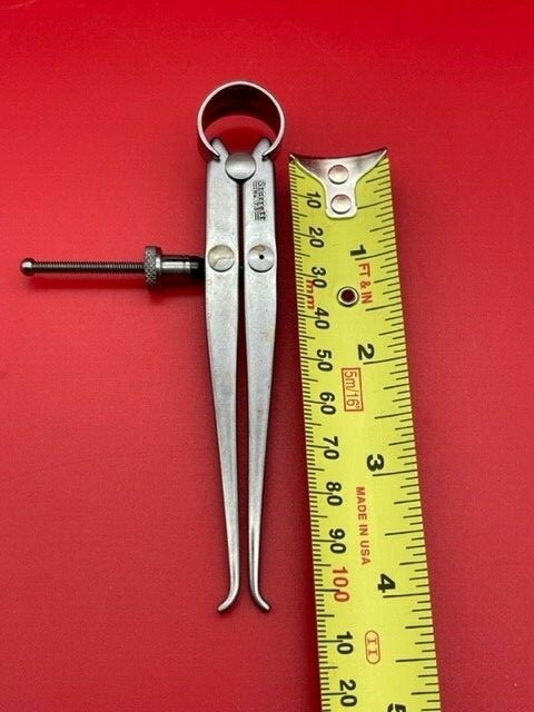 Starrett 73B-4 Yankee Spring-Type Inside Caliper, 4" Size, Spring Nut IN STOCK