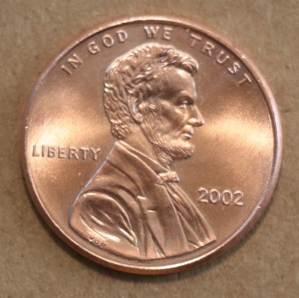 2002 Lincoln Memorial cent BU