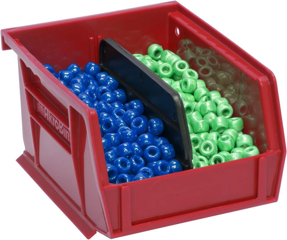 30210 Akrobins Plastic Storage Bins, Space-Saving Stackable Bins for Garage, Pan