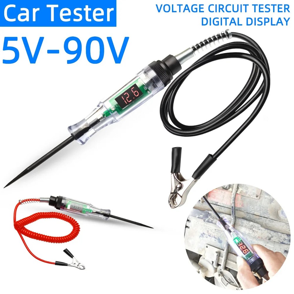 Car Tester Pen Voltage Circuit Test DC Digital Pen Auto Diagnostic Tools