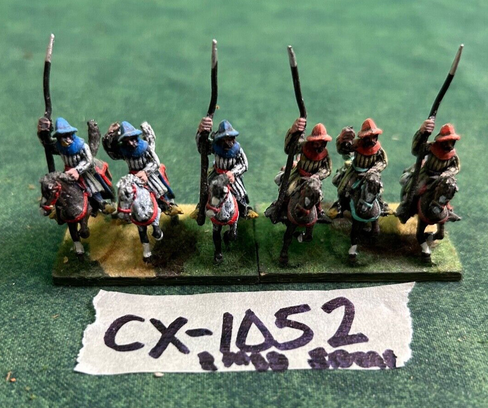 15mm Well Painted Renaissance Cavalry (Missing 2 Spears)  Lot CX-1052