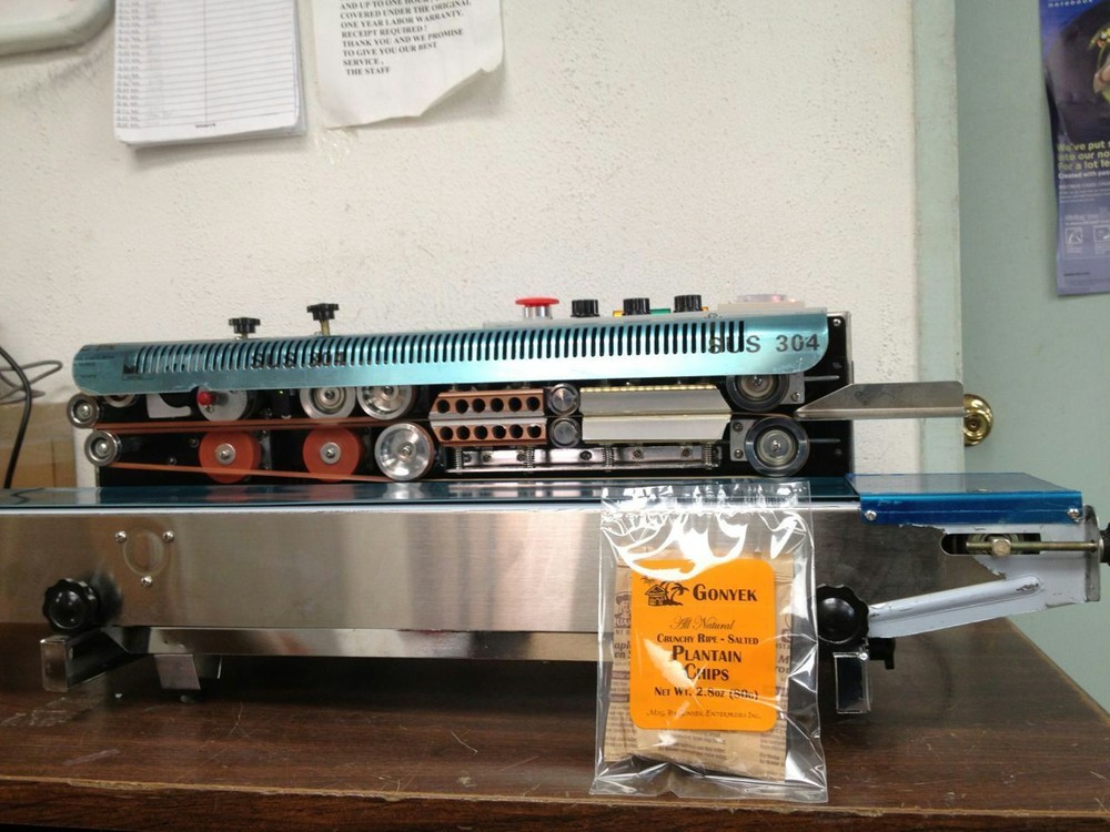 220V INDUSTRIAL VERSION FRD-1000 HORIZONTAL INK CODE BAND SEALER MACHINE