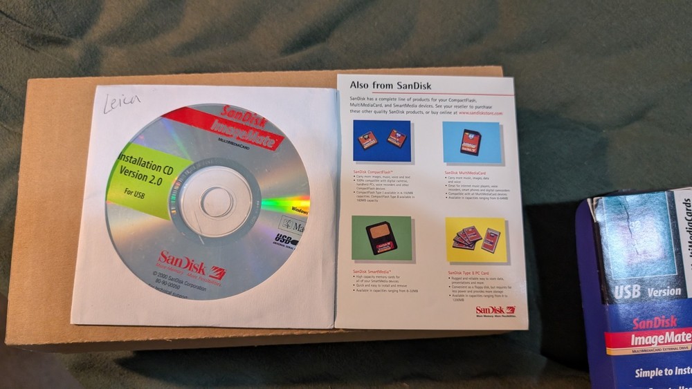 Vintage SanDisk ImageMate Multimedia Card External Drive