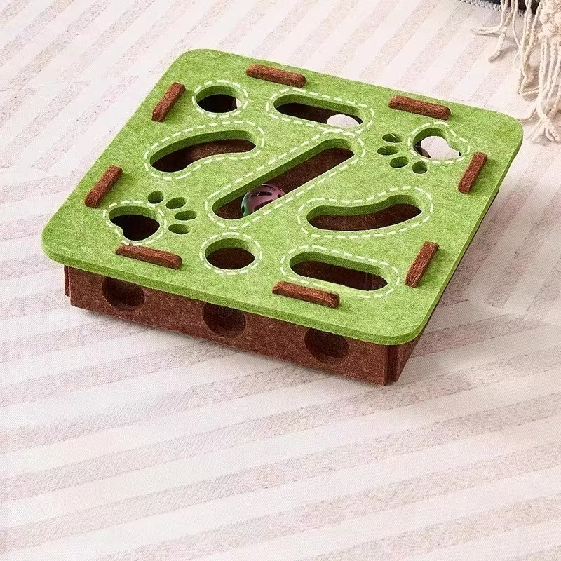 Cat Scratch Post Sisal Indoor Interactive Toy for Kitten Exercise
