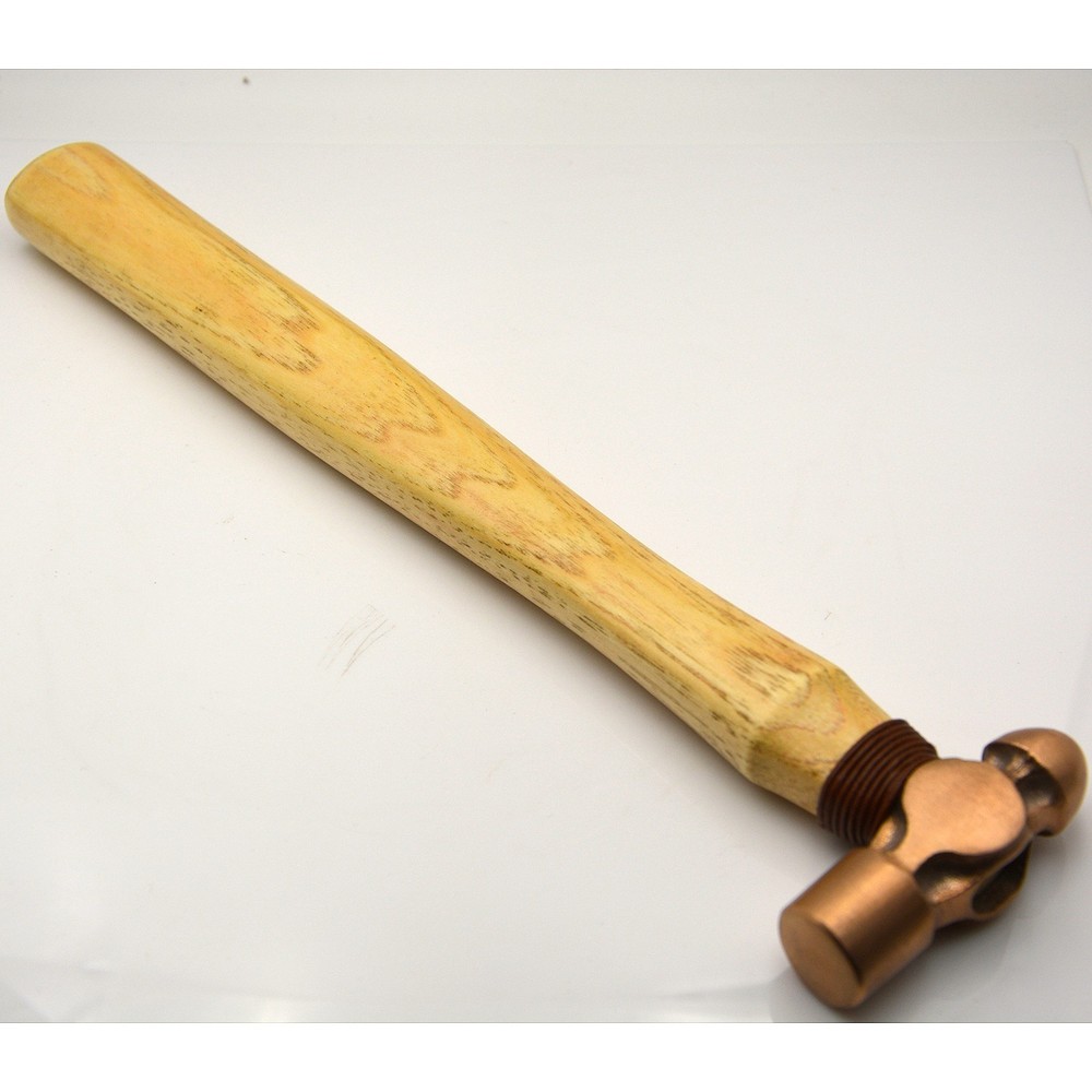 Copper Ball-Peen Hammer for Engine Models | Walnut Handle, Precision  Tool
