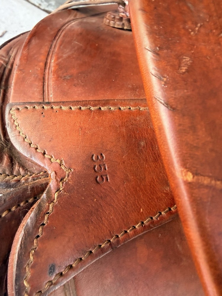 SIMCO WESTERN SADDLE #355 15" SEAT 7" GULLET Great Condition