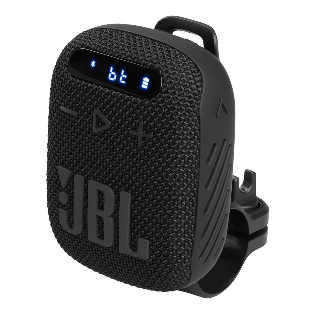 JBL Wind 3 Handlebar Bluetooth Speaker with FM Radio (Black)