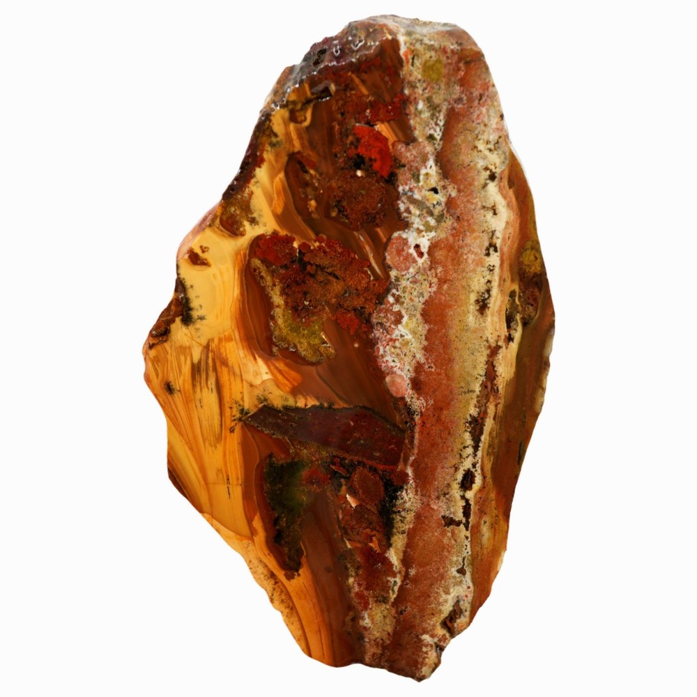 Rim Jasper Slab - Classic Pattern with Moss Agate