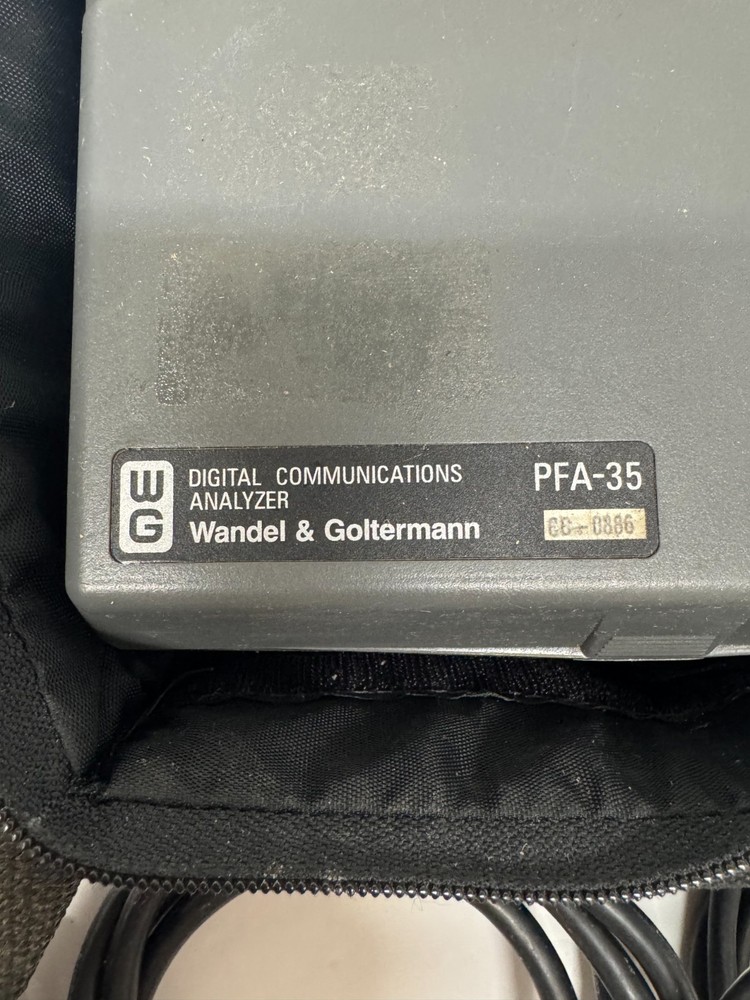 Wandel & Goltermann PFA 35 Digital Communications Analyzer – Untested / As-Is