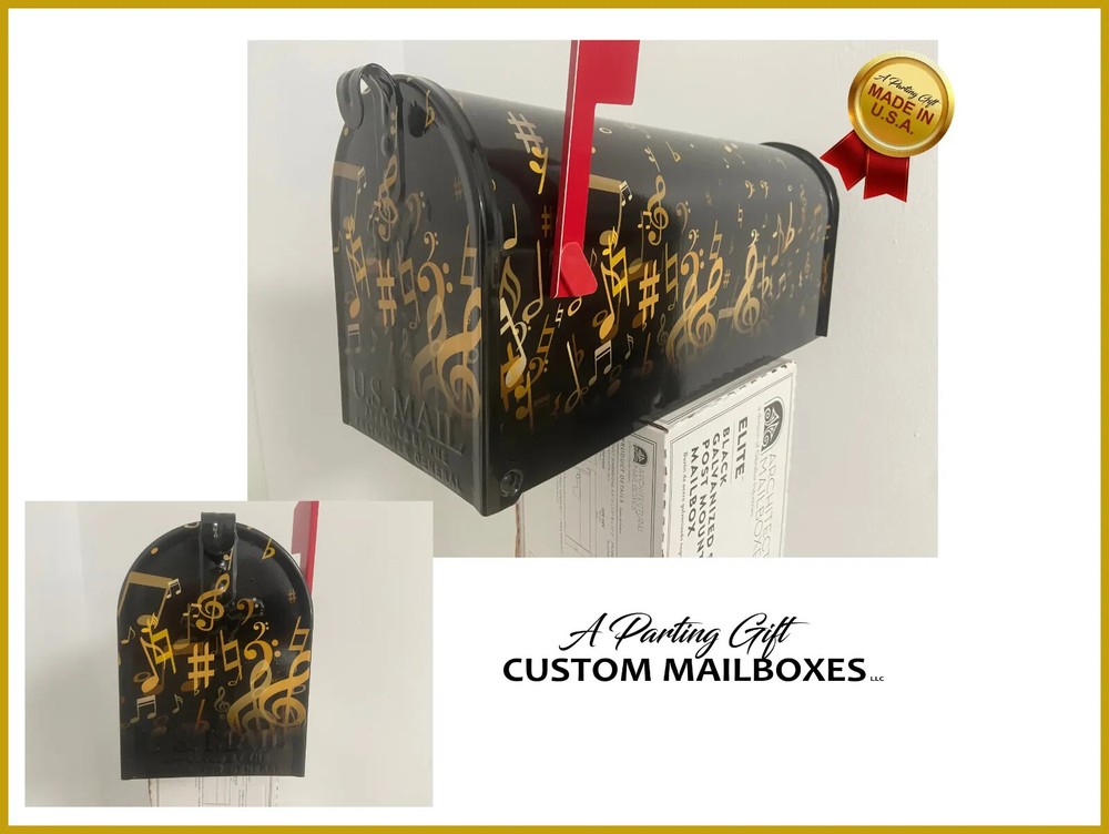 Musicians Custom Mailbox - Handmade Gift For Dad - Personalized gift for her