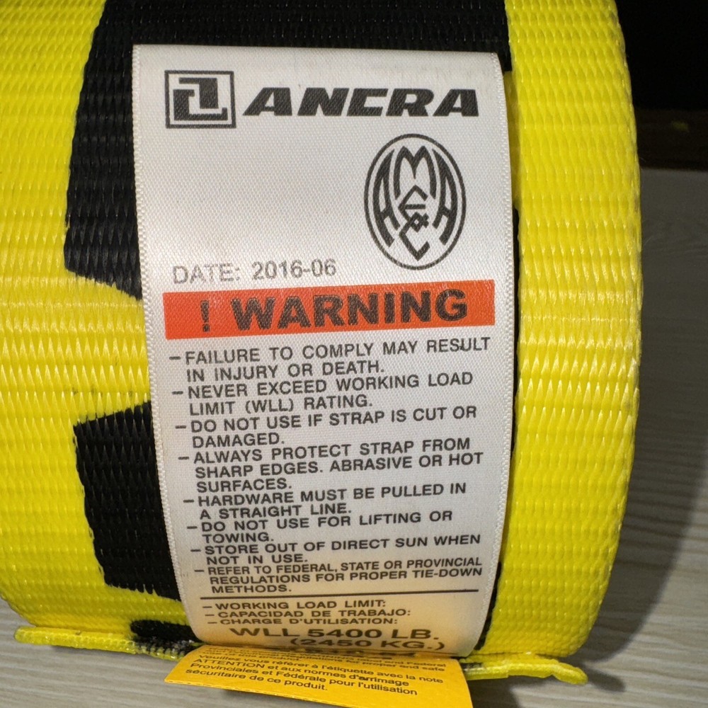 Winch Strap 4" x 30' 5400# Ancra 43795-11-30
