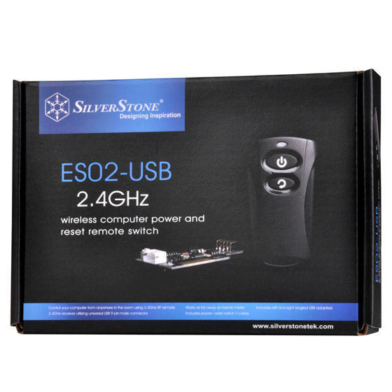 Silverstone SST-ES02 USB Wireless PC Remote Control On/Off/Reset Kit