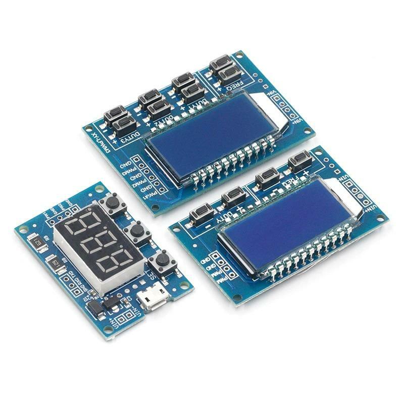 PWM Pulse Adjustable Module Signal Generator Frequency Duty Cycle LCD Board Kits