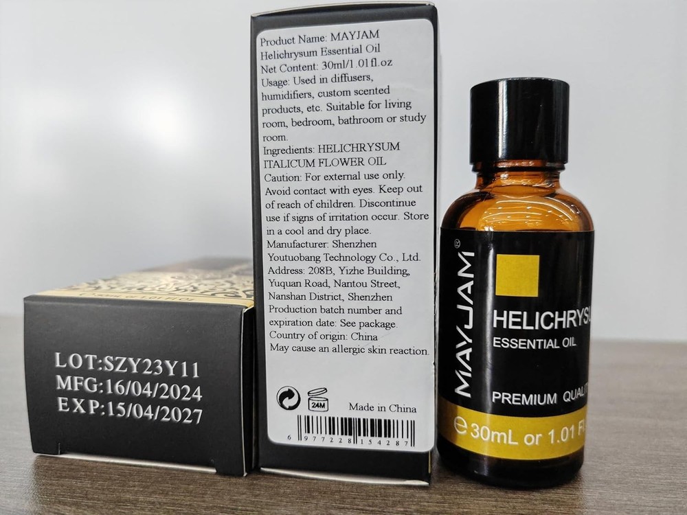 Helichrysum Essential Oil 30ML - Versatile Oil for Diffusers & Candles