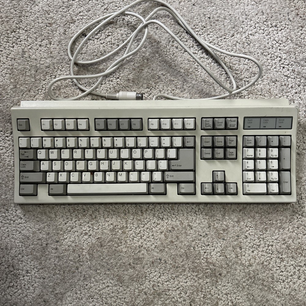 VINTAGE NetWare Computer Keyboard RT6855T+ NMB Technologies Inc. Untested