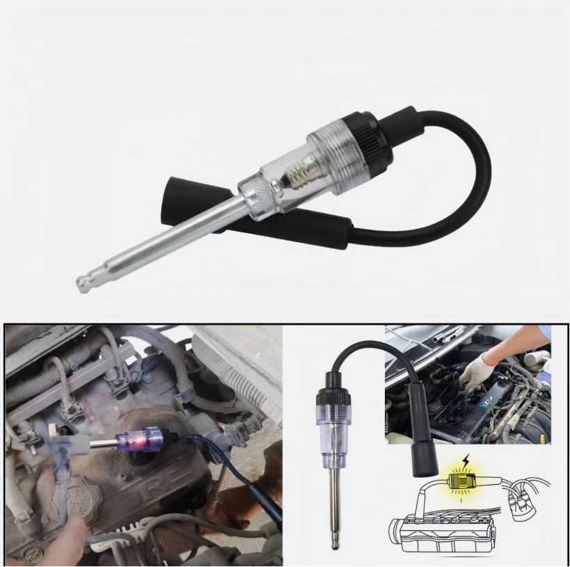 6-12V Car Spark Plug Tester Coil Ignition System Auto Diagnostic-Test Tool.
