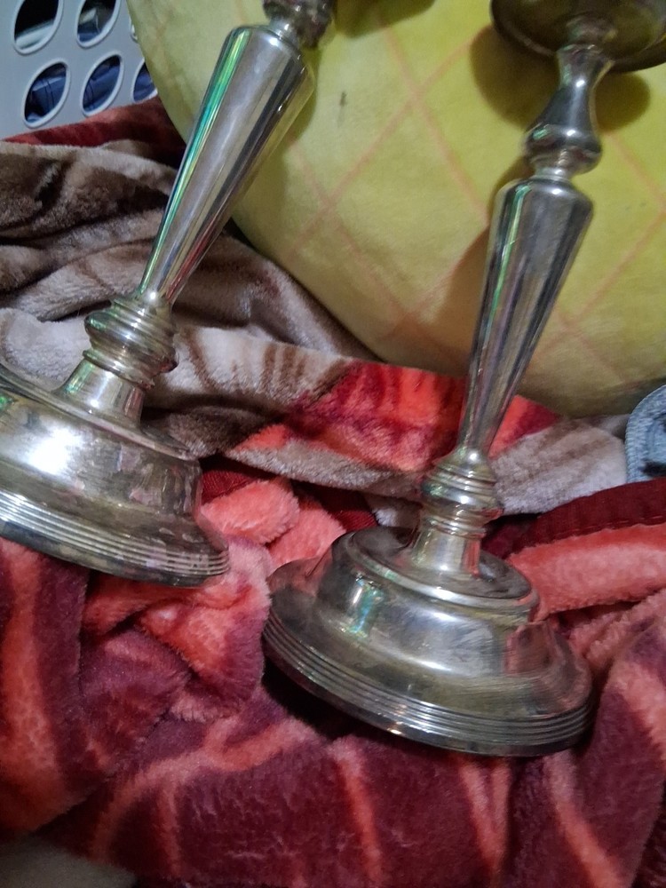Sheridan Silver Plated Candle Sticks 2 Pack