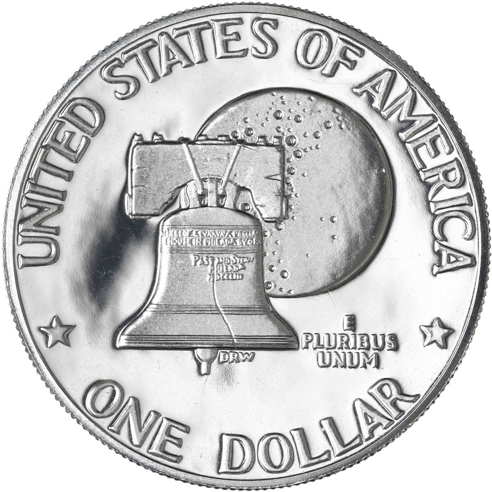 1976 S Eisenhower Dollar Gem DCam Proof CN-Clad Type 2