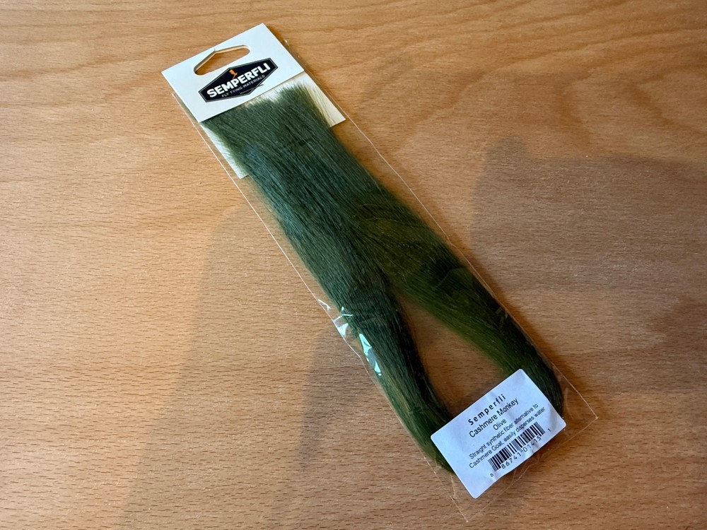 Fly tying materials - semperfli cashmere monkey olive